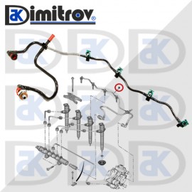Маркуч излишно гориво Citroen Jumper Fiat Ducato Peugeot Boxer Ford Transit